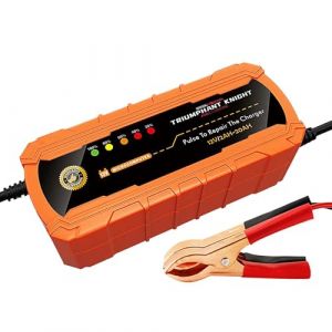 Chargeur de Batterie de Voiture 12 V, Chargeur de r&eacute;paration de Batterie | Chargeur Intelligent &agrave; Charge Rapide,Chargeur de Batterie au Plomb, mainteneur Automatique de Batterie, Chargeur de Batterie (shangmi, neuf)