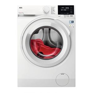 AEG LR6F60400 Machine &agrave; laver / 10 kg/Silencieuse/Quantit&eacute; automatique/Fonction recharge/S&eacute;curit&eacute; enfant/Tambour doux/Arr&ecirc;t d'eau / 1400 tr/min Blanc (EXXATRON, neuf)