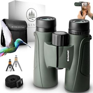 Birkental Jumelles pour adultes 12 x 42 cm avec accessoires pour d&eacute;butants et professionnels HD Zoom, imperm&eacute;ables, l&eacute;g&egrave;res, compactes, &eacute;galement pour les porteurs de lunettes - Chasse des plongeurs, (Birkental Deutschland, neuf)