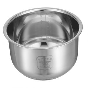 FIXOSHEE Cuve de Remplacement pour Cuiseur Riz &Eacute;lectrique INOX &Eacute;pais Pot Int&eacute;rieur Multi Usage Capacit&eacute; avec Graduation pour Cuisson Riz et G&acirc;teau (Jiingsq, neuf)