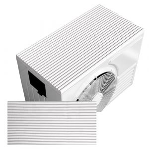 Housse Climatiseur Ext&eacute;rieur, Imperm&eacute;able, Insonoris&eacute;e Et D&eacute;coupable, Housse Pompe a Chaleur avec Dos Auto-adh&eacute;sif(White,50x200cm/19x78in) (JSFYJZYZ, neuf)
