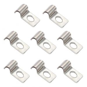 eupdd 60 Pièces Fixation Grillage Rigide Sur Mur: M5 Attache Grillage Rigide, pour La Maison, Le Jardin, Fixation pour Tube Ø 5 mm, Clips Grillage Rigide (EUPDD, neuf)