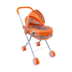 Folpus Poussette Pliable pour Poupée, Poussette Poupee, Poussette Bebe Jouet Fille, Jouet de Simulation pour Poupées, Accessoires pour Poupées, Chariot à Pousser, Poussette Jouet Fille dès 2 Ans (palehjvgv, neuf)