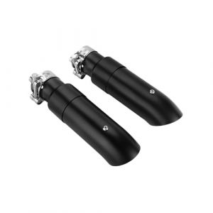 Pour Indian Scout Bobber 2018-2025 Scout Bobber Twenty 2020-2024 Scout Bobber Sixty 2020-2024 Embout d'échappement de moto compatible avec silencieux d'échappement Échappement (A) (XUANLAI-TC, neuf)