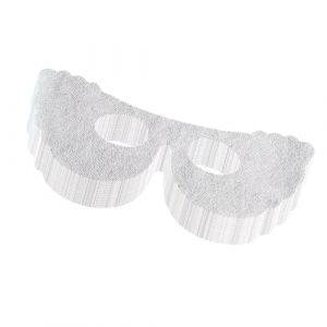 Sharplace 100X yeux non tissés soins aux yeux faciaux PADS PRIMIUMENT COFFFORTS DOX SOFT DIFFOSSABLE ESEUX ESEUX FIGNES de BEAUX DIY Paper masque de bricolage, with Hole Silk A, 18.5 Cm X 6 Cm (RT Technology, neuf)