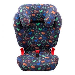 JYOKO KIDS Housse pour Siège auto Compatible avec Romer Kidfix II XP Sict (AVEC OEIL, HAPPY DINO) (JYOKO, neuf)