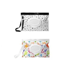 YiXuTag Sac à lingettes mouillées,2pcs Pochettes de Lingettes Humides,Sac à Lingettes Mouillées Portable, Distributeur Pochette Boîte de Rangement de Lingettes Humides Réutilisable pour Bébé Lingettes (YiXuTag Store, neuf)