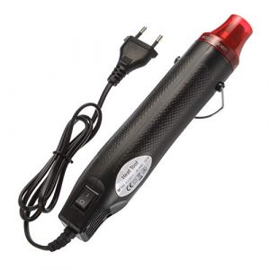 Mini Pistolet à air Chaud électrique 300W Décapeur Thermique Portatif température Pistolet à air Chaud DIY pour séchage de la Peinture, Caoutchouc Stamp,Argile chauffante (Hersmay, neuf)