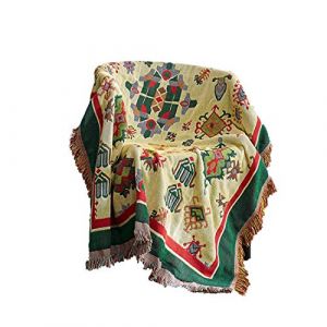Grand Plaid Canapé Jeté Couvre, Morbuy Très Doux Dessus ou Protège Fauteuil Sofa et Lit Décoratif ou Pare-Poussière Protection Sofa Décoration Doux en Tissu (90x210cm,Bohême) (Morbuy, neuf)