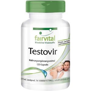 Fairvital | Testovir avec Muira Puama et chrysine 120 gélules - végétarien (Fairvital - substances vitales bioactives, neuf)