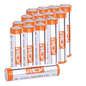 Lot de 16 Pile Alcaline AAA LR03 1.5v - High Energy (REY &reg;, neuf)