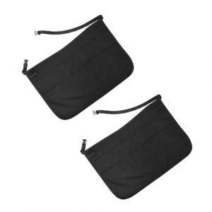 EPIGEIST 2 pi&egrave;ces Tablier de Coiffeur Ajustable avec Ceinture R&eacute;glable et Multiples Poches Tablier Professionnel pour Esth&eacute;ticiennes et Salons Lot pour Rangement Ciseaux et Peignes (Laimmde, neuf)