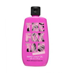 The Fox Tan - Rapid Candy Oil - L'accélérateur de brunching à huile - sans auto-tanner, l'huile de bronzage avec de la noix de coco, des amandes et de l'huile de jojoba, végétalien, 120 ml (PURISH – your beauty dealer, neuf)