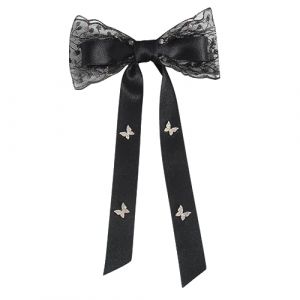 Ipetboom Barrette à Nœud Vintage Satin Accessoire Cheveux Élégant Et Pour Et Occasions Spéciales (Cowan Micro, neuf)