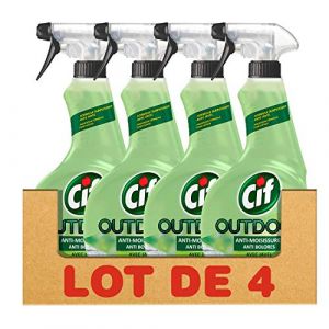 CIF Outdoor Pistolet Spray Nettoyant Anti-Moisissures avec Javel (Lot de 4x450ml) (WeServ Store, neuf)