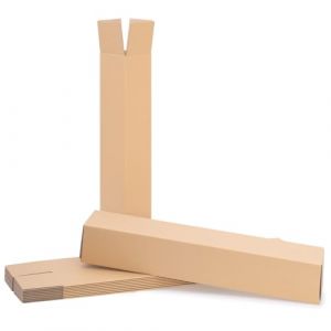 verpacking 100 tubes carton carr&eacute;s 65,5x10,5x10,5 cm (verpacking, neuf)