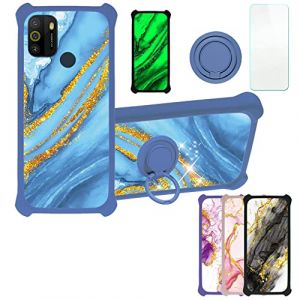 Aroepurt Coque pour logicom Solar Coque Compatible avec logicom Solar Coque Étui [avec Trempé 9H Protection D'écran] Case Support de Bague PC + Silicone JSL-LDL (Huayijie-eu, neuf)