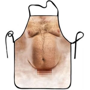 Fartoni Tablier De Cuisine Dr&ocirc;le Pour Homme &ndash; Tablier Sexy Et Humoristique Pour Barbecue, Cuisine Ou F&ecirc;te &ndash; Id&eacute;e Cadeau Rigolote Et Originale Pour Mari, Papa Ou Ami &ndash; Design Multicolore Imperm&eacute;able (LouER Store, neuf)