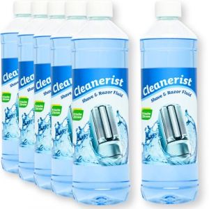 Nettoyant pour tête de rasage 6x1 litre compatible avec Braun Clean & Renew Synchro Activator et Pulsonic series 3/5/7/8/9 (Die Seifenblase, neuf)