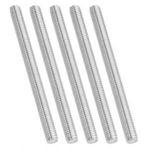 PATIKIL 3/8"-16 UNC Tige Entièrement Filetée en Acier Inoxydable 304, 5Pcs 120mm Longueur Vis Filetée Longue Filetage à Droite Tige Filetée pour Boulons d'Ancrage Colliers Boulons en U (PATIKIL UK, neuf)