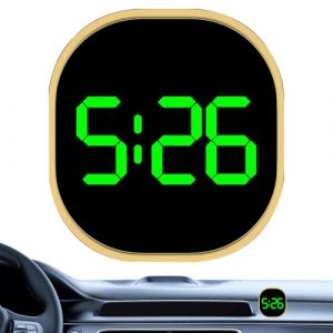 Horloge De Voiture Collante Pour Tableau De Bord | Montre Digitale Collante Automobile avec &Eacute;cran LCD pour Temps,&Eacute;cran LCD Transparent, Petite Horloge de Tableau de Bord pour Femmes et Hommes (zenxucheng5549, neuf)