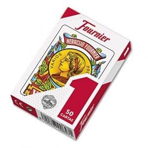 Fournier – F20991 – Jeu de Cartes Espagnol Nº 1 50 Cartes Couleurs aléatoires (MAGICAPLANET, neuf)