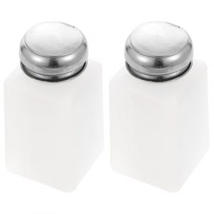 Baluue Pousser vers Le Bas Distributeur d'alcool Vide Verrouillable Anti-Statique Pousser vers Le Bas des Bouteilles de Pompe Bouteilles en Plastique Carr&eacute;es 2 Pi&egrave;ces (Dawkinshall, neuf)