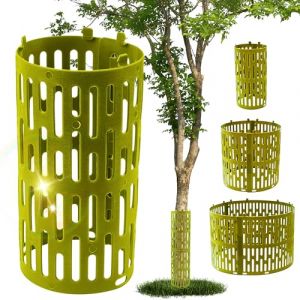 Gardazon Protection du Tronc d'arbre Extensible - 12 pièces (20 x 33cm) Contre Les morsures de gibier et Les Robots tondeuses, Protection Contre Les morsures, Les Animaux Sauvages - résistante aux UV (Gardazon, neuf)