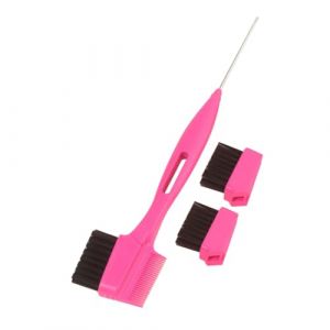 Vaguelly Brosse &agrave; Sourcils avec Peigne et Embouts Rempla&ccedil;ables Brosse Compacte pour D&eacute;finir et Nettoyer Sourcils Outil pour Maquillage (Bustling Xin, neuf)