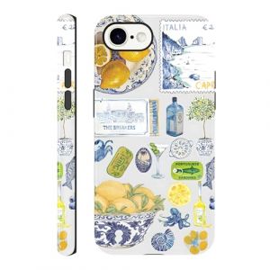 Knrlqim 2 in 1 Coque pour iPhone 16E/SE 4/SE 2025 &Eacute;tui 6,1",Motif Oc&eacute;an Dessin Aesthetic Etui, TPU Silicone Antichoc Housse Protection, Femmes Filles Cover Case pour iPhone SE 4, L'&eacute;t&eacute; Citron (Jin Xiaorong shop, neuf)
