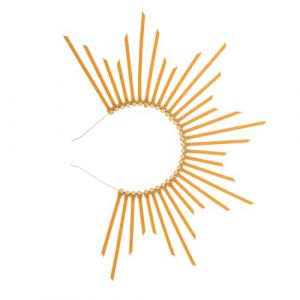 VALICLUD Bandeau Couronne Halo Mary pour Femme Serre-t&ecirc;tes de F&ecirc;te Accessoire de Cheveux Cr&eacute;atif et Facile &agrave; Porter (MOUBACK, neuf)