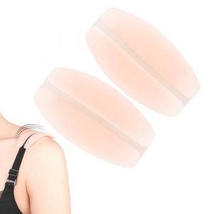 COMFOLIVING Coussinets d'épaule en silicone pour femme - Coussinets d'épaule antidérapants en silicone - Coussinets antidérapants pour soutien-gorge - Support de coussin pour rencontres (uk-daming, neuf)