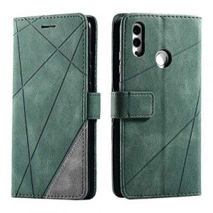 SONWO Coque pour Huawei P Smart 2019 / Huawei Honor 10 Lite, Etui en Cuir PU Portefeuille Housse Fermeture Magnétique und Flip pour Huawei P Smart 2019 / Huawei Honor 10 Lite, Vert (SONWO EU STORE, neuf)