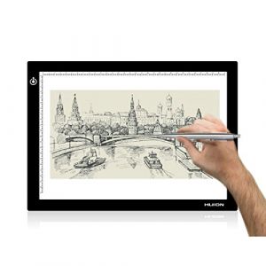 Huion L4S Tablette Lumineuse, Ultra Mince Alimentation Luminosit&eacute; R&eacute;glable Tablette De Dessin &Agrave; LED pour Diamond Painting, Esquisser, Artistes Animations, Visionnage des rayons X, Croquis (HUION_Official, neuf)