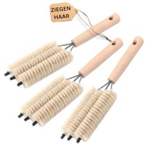 Novaliv Lot de 3 brosses de nettoyage pour radiateur - 25 x 8 x 3 cm - Id&eacute;al comme brosse de nettoyage pour radiateur, fourche, double tissu (AMP GmbH, neuf)