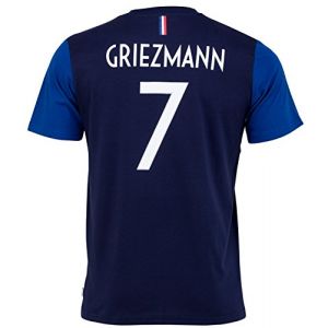 Equipe de FRANCE de football Manche courte T-Shirt FFF - Antoine Griezmann - Collection Officielle Taille Homme L (MISTERLOWCOST, neuf)