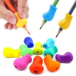 Lot de 10 Guide Doigt Enfant, Grips Aide Ergonomique à l’écriture,Grips Pour Crayon pour Enfants Étudiants, guide doigt, aide pour tenir le stylo enfant Aide Ecriture Enfant (Junqing Yu Sarl forstore, neuf)