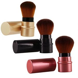 WRITWAA Applicateurs De Fond De Teint R&eacute;tractables Lot De 3 Pi&egrave;ces Taille Compacte Outils De Maquillage Portables Pour Femmes Usage Quotidien Couleurs Rouge Noir Marron (Saieli, neuf)