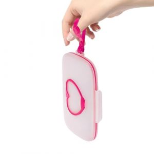 Pochettes de lingettes humides pour bébé, étui portable pour lingettes humides, sacs rechargeables pour lingettes humides, distributeur de lingettes réutilisables, étui de distributeur de lingettes, (Kbsin212, neuf)
