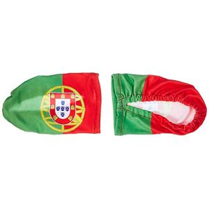 AZ FLAG - Lot de 2 Drapeau de R&eacute;troviseur Portugal - Pack de 2 Drapeaux Portugais Pour Voiture - Taille Unique (AZ-FLAG, neuf)