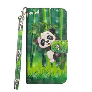 Sunrive Coque Compatible avec Huawei Y5 (Y560), Housse Mignon &Eacute;tui avec Fonction de Support Etui Protecteur Protection Portefeuille Cas Magn&eacute;tique PU Cuir(Panda 2)+Stylet OFFERTS (sunrive, neuf)