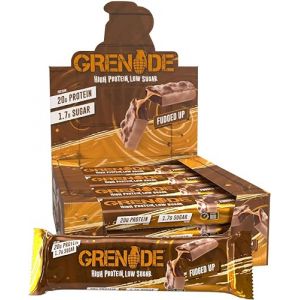 Grenade Barre Hyperprotéinée à Faible Teneur en Glucides - Fudged Up, 12 x 60 g (MEGA DEAL NUTRITION, neuf)