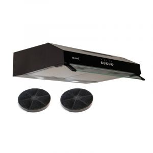 HOTTE CASQUETTE/VISIERE DOUBLE MOTEURS 60 CM - NOIR | BELDEKO (BELDEKO, neuf)