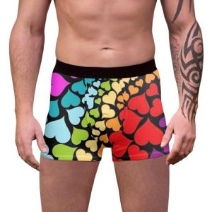PINTUTU Boxer Sexy Homme - Tenue Sexy Homme Culotte Cuir Fendue Caleçon Homme Sexy Slip Latex Homme Deguisement Policier Homme Homme Sexy sous-vêtements Sportif (PINTUTU SEXY, neuf)