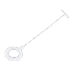 Lot de 5 000 attaches pour pistolet d'&eacute;tiquetage, crochet en O blanc pour v&ecirc;tements, &eacute;tiquettes de prix pour magasins, boutiques, magasins de v&ecirc;tements (25 mm) (Pop Tools, neuf)