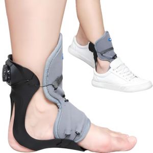Vexorium Attelle AFO pour Pied Tombant &ndash; Orth&egrave;se de Cheville et Pied r&eacute;glable pour AVC, paralysie nerveuse, h&eacute;mipl&eacute;gie &ndash; Attelle l&eacute;g&egrave;re et Confortable pour Usage Quotidien,Right,S (Vexorium, neuf)