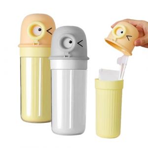 Smavles Kit Brosse a Dent Voyage, Etui Brosse a Dent en Plastique, 2 Pièces Boite Brosse a Dent Voyage Boite Brosse a Dent pour Salle de Bain Salle de Sport Voyage Camp (Smavles, neuf)