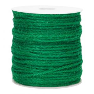 KINGLAKE 3mm Corde Jute, 100M Ficelle en Jute Noir, Corde de Chanvre, Ficelle Chanvre Naturel pour Jardinage, DIY, Cadeau Forfait, D&eacute;cor (JH Gardening, neuf)