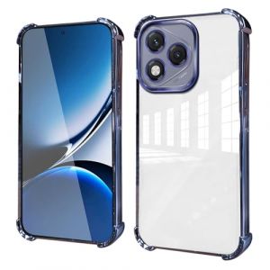 HAOYE Coque pour Huawei Honor 400 Lite 5G - &Eacute;tui TPU Fin avec Coins Renforc&eacute;s, Housse Antichoc, Design Transparent, Anti-Trace - Bleu (Haoyes, neuf)