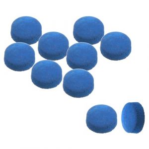 PATIKIL 12mm Dia Embouts de Queue de Billard, 10 Pcs Embouts de Queue de Billard de Piscine, Embouts de Remplacement de B&acirc;ton de Piscine, Embouts de Queue de Billard, Bleu (PATIKIL UK, neuf)